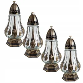 zestaw-4szt-szklanych-zniczy-wklad-czarno-zloty-lampiony-klasyczne