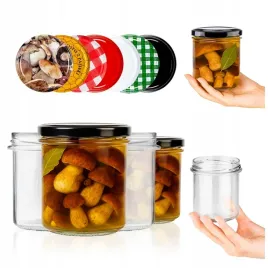 15x-sloiki-350ml-z-zakretkami-na-dzem-mieso-pasztet-sloik-na-grzyby