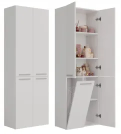 szafka-regal-slupek-nel-dd-1k-kosz-60cm-biel