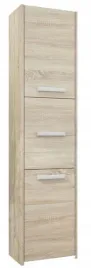 szafka-lazienkowa-regal-slupek-30cm-3-drzwi-sonoma