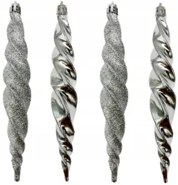 bombki-banki-choinkowe-ksztaltki-sople-srebrne-swiateczne-prl-4szt-17cm