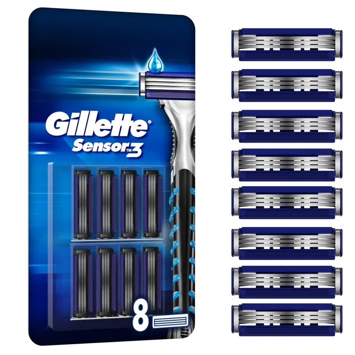 gillette-blue-3-sensor-wklady-ostrza-8-szt