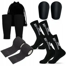 zestaw-pilkarski-ochraniacze-10x6-cm-tejpy-skarpety-antyposlizgowe