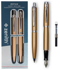 komplet-pismienniczy-pioro-wieczne-dlugopis-zestaw-w-etui-zenith-60-zloty