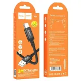 kabel-usb-a-do-usb-c-hoco-3a-3-m-x91-czarny-stan-nowy