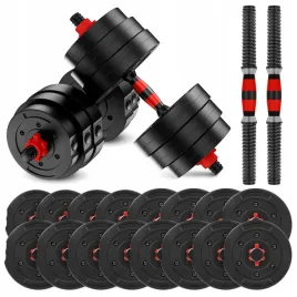 hantle-bitumiczne-regulowane-2x20-kg-do-cwiczen-silowych-ciezar-zestaw