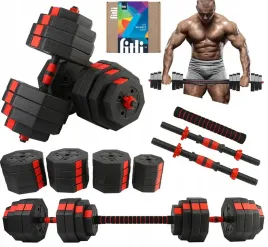 hantle-regulowane-bitumiczne-40kg-zestaw-hantli-2x20kg-obciazenie