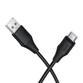 kabel-silikonowy-usb-a-do-usb-c-hoco-3a-1-m-x124-czarny