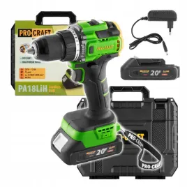 procraft-pa18lih-1b-c-wiertarko-wkretarka-20v-80nm-led-2-biegi