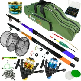 zestaw-wedkarski-2x-wedka-2x-kolowrotek-pokrowiec-na-splawik-spinning