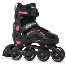 rolki-regulowane-raven-pulse-black-fuchsia-37-40