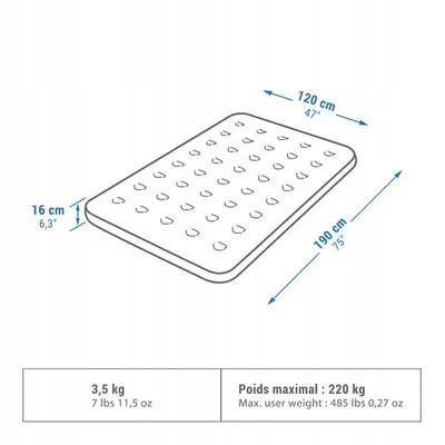 materac-kempingowy-quechua-air-basic-120-cm-stan-nowy