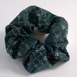 gumka-do-wlosow-scrunchie-wieczorowa-maxi-12-cm-lolita-akcesoria-zielona