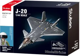 sluban-klocki-samolot-wojskowy-mysliwiec-stealth-47-cm-1007el-m38-b1187