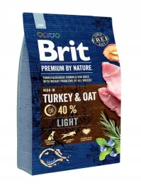 brit-premium-by-nature-light-turkey-and-oat-sucha-karma-dla-psa-3-kg