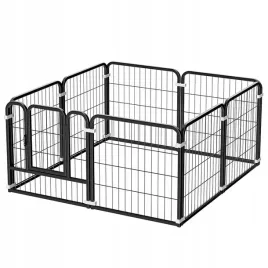 kojec-dla-psow-zwierzat-zagroda-wybieg-klatka-8-paneli-80cm