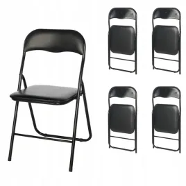 krzeslo-skladane-rozkladane-ogrodowe-cateringowe-biurowe-czarne-zestaw
