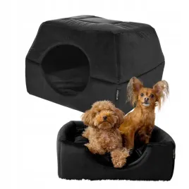 legowisko-dla-psa-kota-budka-2w1-domek-48x48cm-poslanie-antyposlizgowe