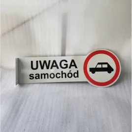 znak-semaforowy-tablica-dwustronny-blacha-ocynk-uwaga-samochod-30x80-cm