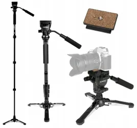 lekki-monopod-video-do-filmowania-vct-288-glowica-olejowa-fluid-drag