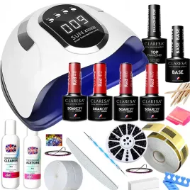 zestaw-do-hybryd-lampa-uv-led-sun-280w-claresa-top-dimond-baza-lakiery-4szt