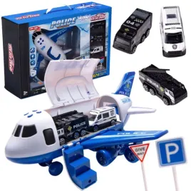 woopie-samolot-rozkladany-transporter-policja-z-3-autami-policyjnymi-zestaw