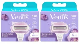 8-x-gillette-venus-comfortglide-breeze-wklady-ostrza-wymienne-2x4