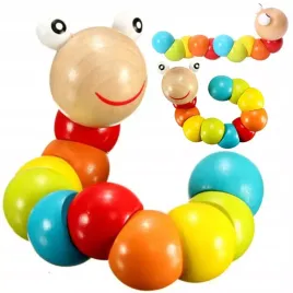 interaktywna-grzechotka-drewniana-gasienica