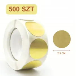 rolka-naklejek-500-szt-matowe-zlote-na-pudelki-prezenty-okragle-puste