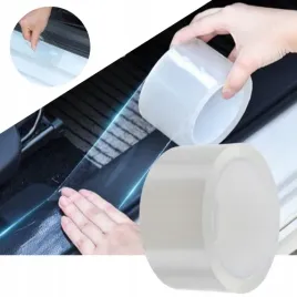 Zdjęcie produktu TAŚMA OCHRONNA MOCNA KARBON FOLIA NA PROGI DRZWI SAMOCHODU BEZBARWNA 3m