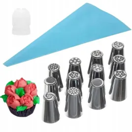 tylki-cukiernicze-rosyjskie-12-szt-rekaw-cukierniczy-dekorator-tortow
