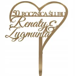 topper-toper-na-tort-rocznica-slubu-10-25-30-40-50-imiona-zlote-lustro