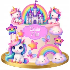 wydruk-cukrowy-oplatek-na-tort-jednorozec-unicorn-tecza-koniki-tekst