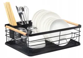 suszarka-do-naczyn-z-tacka-czarna-duza-ociekacz