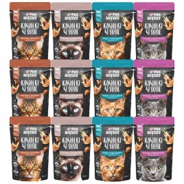 pan-miesko-kawalki-w-sosie-mix-smakow-karma-dla-kota-mokra-12-x-85g