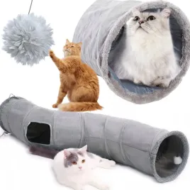 tunel-dla-kota-z-pilka-duzy-szary-117-cm-zabawka