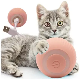 uciekajaca-pilka-dla-kota-interaktywna-led-wibracje-rozowa-elektryczna