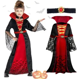 stroj-na-halloween-dla-dziewczynki-wampir-roz-l-110