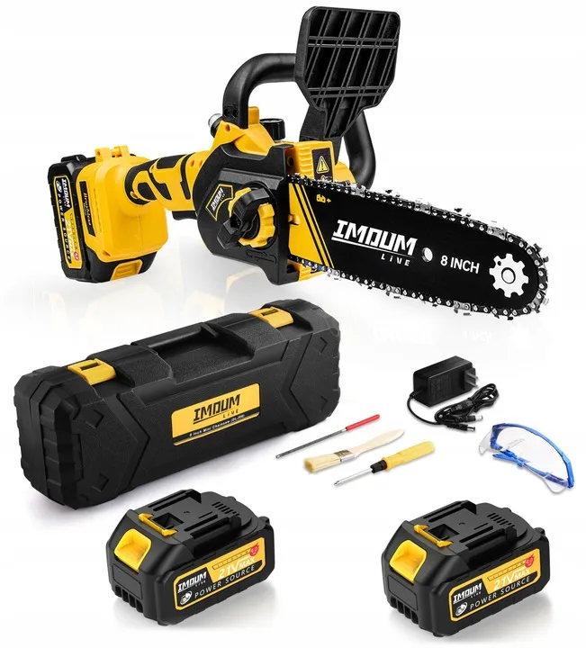 mini-pila-lancuchowa-akumulatorowa-pilarka-8-dwa-akumulatory-zestaw-stan-nowy