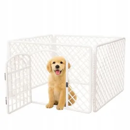 kojec-dla-szczeniat-zagroda-dla-psa-bialy-i220