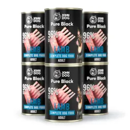 john-dog-pure-black-karma-adult-jagniecina-6x400g
