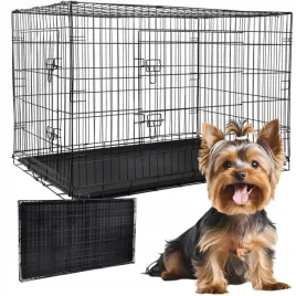 klatka-metalowa-kojec-transporter-dla-psa-kota-zwierzat-m-l