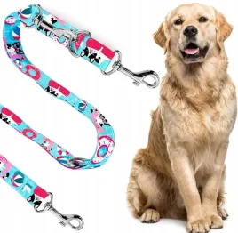 smycz-regulowana-dla-psa-dluga-przepinana-treningowa-we-wzory-mocna