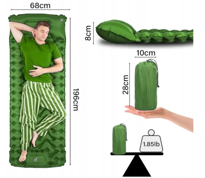 mata-samopompujaca-196x68x8cm-z-poduszka-stan-nowy