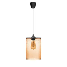 lampa-wiszaca-velissa-1m-duzy-klosz-tuba-bursztynowy-nakrapiany-loft