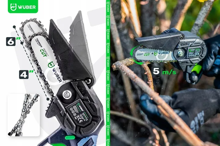 pila-lancuchowa-akumulatorowa-mini-pilarka-galeziowka-2xaku-stan-nowy-zawartosc-zestawu-2x-aku-2x-lancuch-2x-prowadn