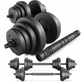 hantle-regulowane-bitumiczne-sztanga-40kg-zestaw-hantli-2x20kg-trex