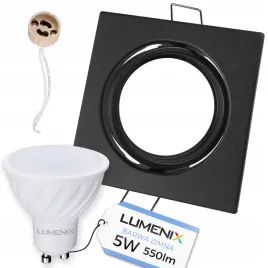 zestaw-oprawa-halogenowa-czarna-kwadratowa-zarowka-gu10-led-5w-zimna