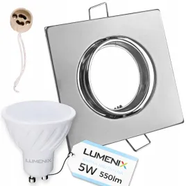 zestaw-oprawa-halogenowa-satynowa-kwadrat-zarowka-gu10-led-5w-neutralna