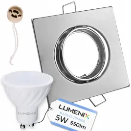 zestaw-oprawa-halogenowa-satynowa-kwadrat-zarowka-gu10-led-5w-zimna